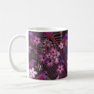 Exotic Bird Paradise 1 #art #tropical Kaffeetasse