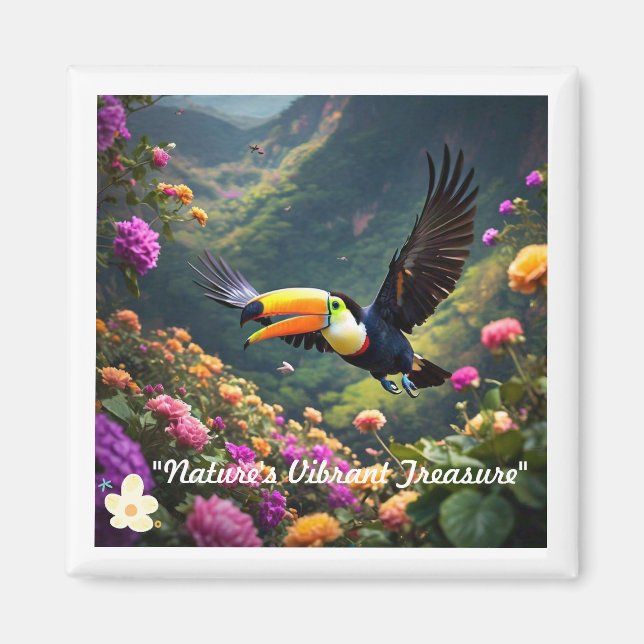 "Exotic Color Burst" Magnet (Vorne)