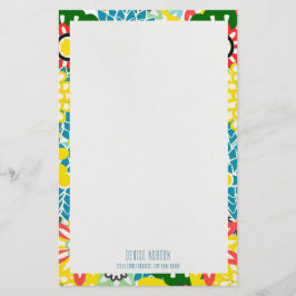 EXOTIC DAISY Stationery/Letterhead Briefpapier
