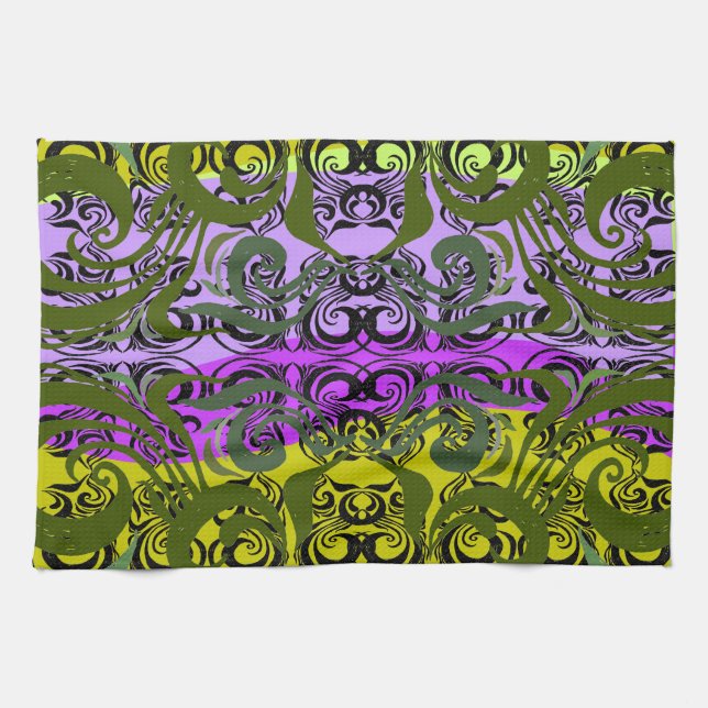 Exotic Damask Handtuch (Horizontal)