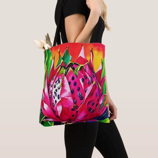 Exotic Dragon Fruit Bloom Tasche (Von Nahem)
