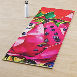 Exotic Dragon Fruit Bloom Yogamatte