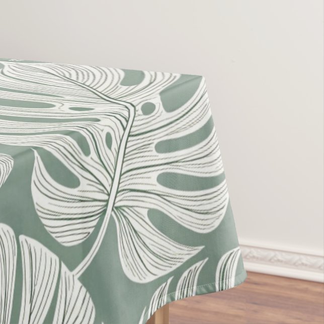 Exotic Elegant Monsteras Tischdecke (Beispiel)