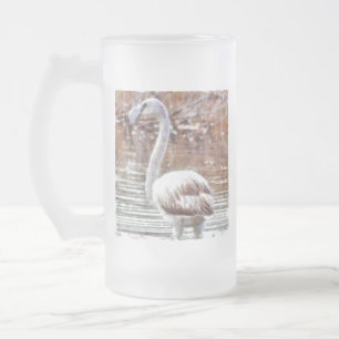 Exotic Flamingo Mattglas Bierglas