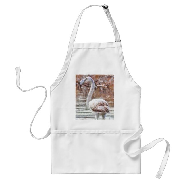 Exotic Flamingo Schürze (Vorne)