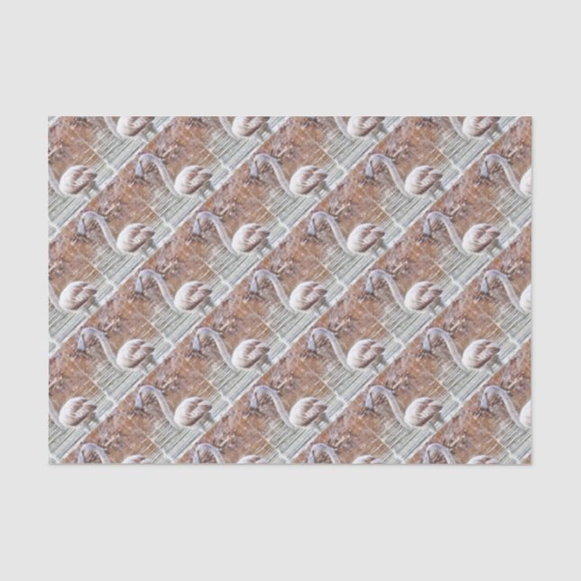 Exotic Flamingo Seidenpapier (Vorderseite)