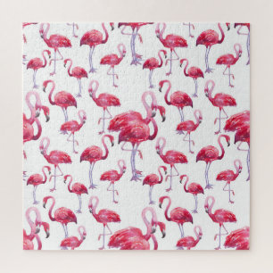 Exotic Flamingo Wassercolor Bird