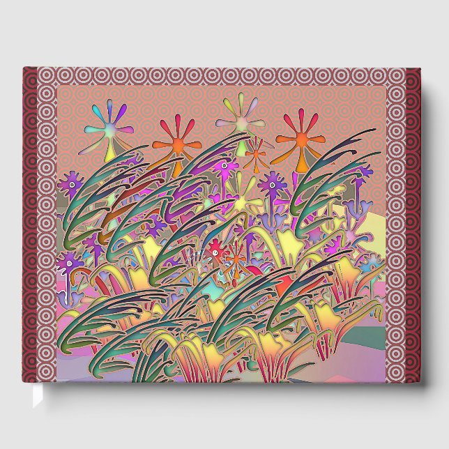 Exotic Flower Garden Gästebuch (Vorderseite)