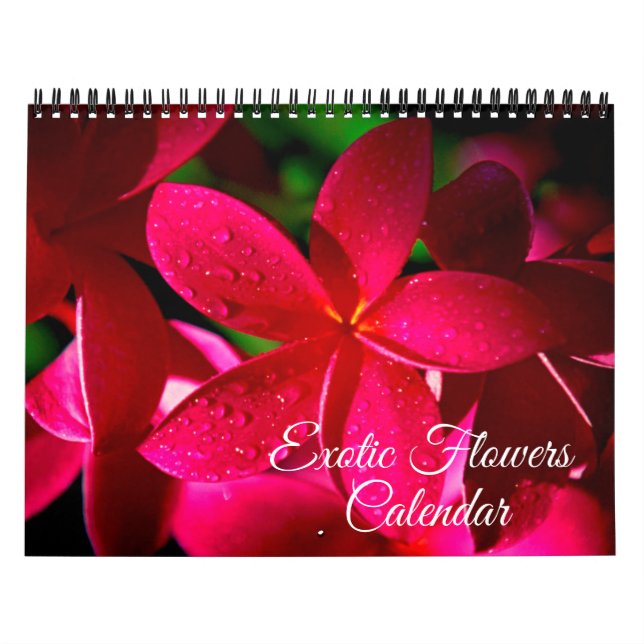 Exotic Flowers Calendar Kalender (Titelbild)
