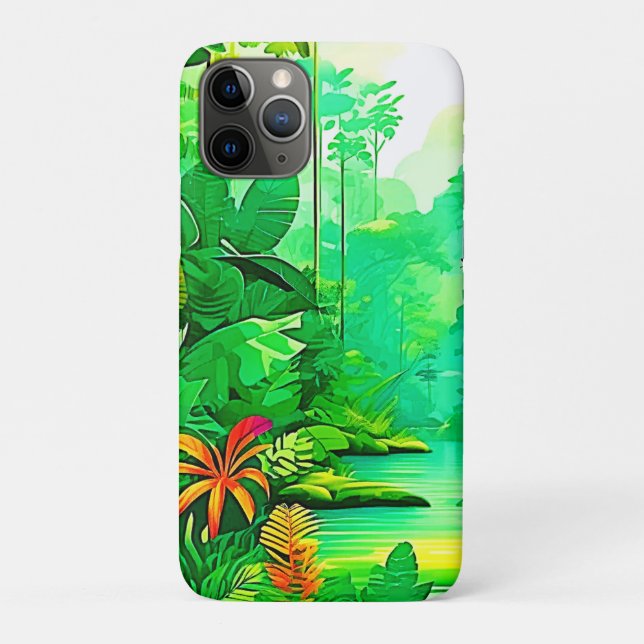 Exotic Forest Design Case-Mate iPhone Hülle (Rückseite)