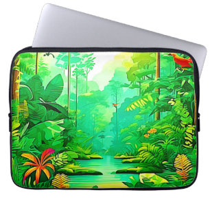 Exotic Forest Design Laptopschutzhülle