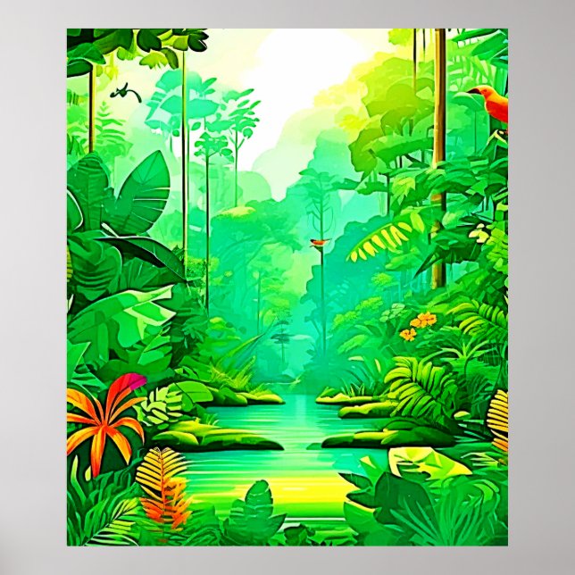 Exotic Forest Design Poster (Vorne)