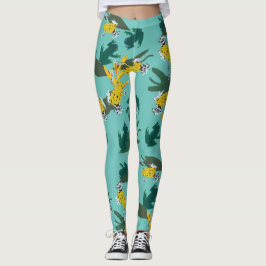 Exotic Frogs Muster Leggings