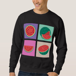 Exotic Fruit Pop Kunst, Dichtung und Musik Sweatshirt