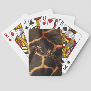 Exotic Giraffe Muster, Spielkarten