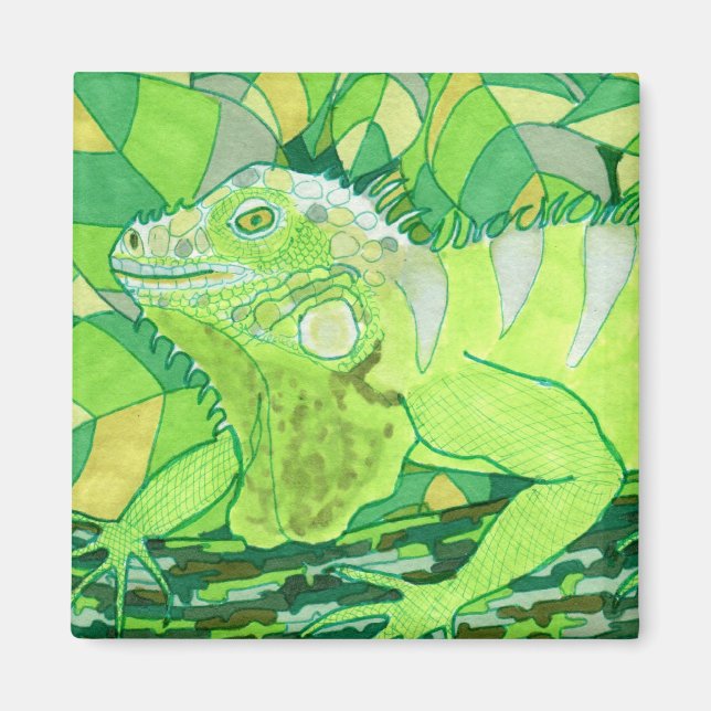 Exotic Iguana Magnet (Vorne)