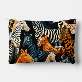Exotic Jungle Safari Zebra Kosmetische Tasche