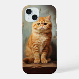 Exotic Kurzhaarkatze iPhone 15 Hülle