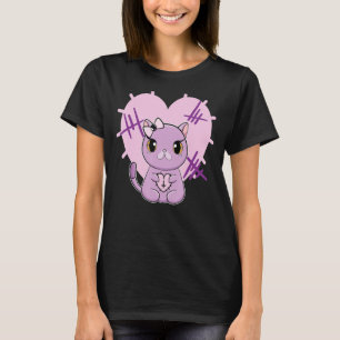 Exotic Kurzhaarkatze Pastel Goth Liebe T-Shirt