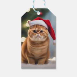 Exotic Kurzweihnachtsfest Geschenkanhänger