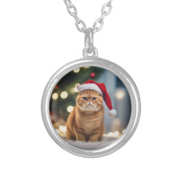 Exotic Kurzweihnachtsfest Versilberte Kette