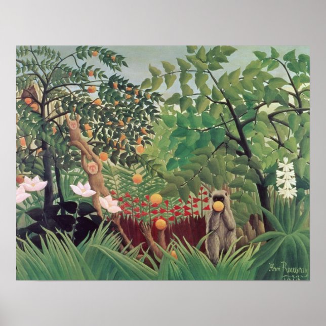 Exotic Landscape, 1910 Poster (Vorne)