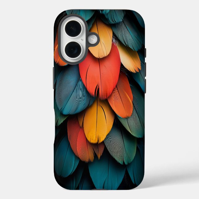 Exotic Macaw Feaather Phone Case (Rückseite)