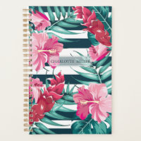 Exotic Monogram Summer Floral strichen