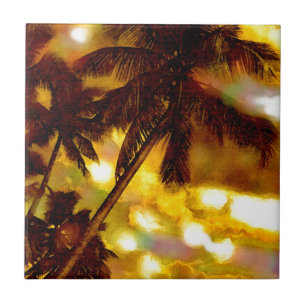 Exotic Palm Tree Fliese