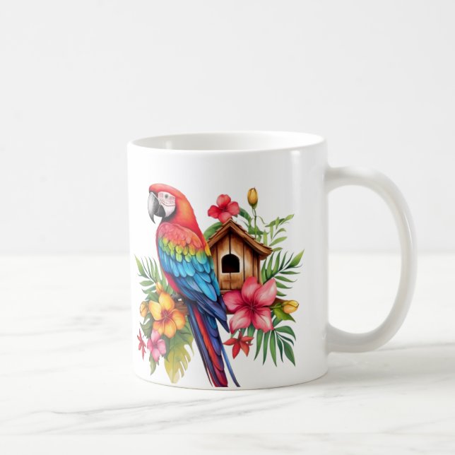 Exotic Parrot Art Cup Kaffeetasse (Rechts)