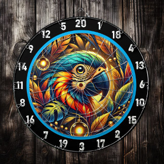 Exotic Parrot Dartboard für lebendige Zimmer Dartscheibe