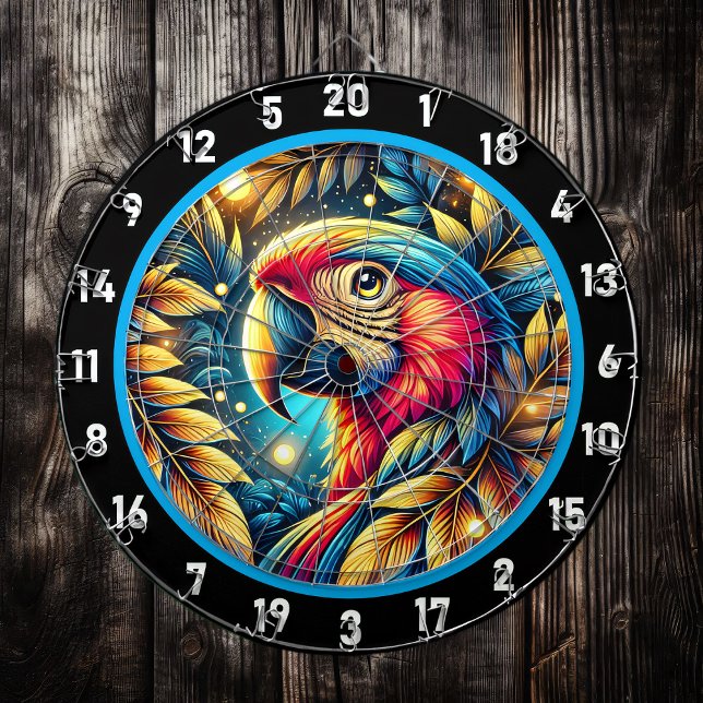 Exotic Parrot Dartboard für Spielabende Dartscheibe (Von Creator hochgeladen)
