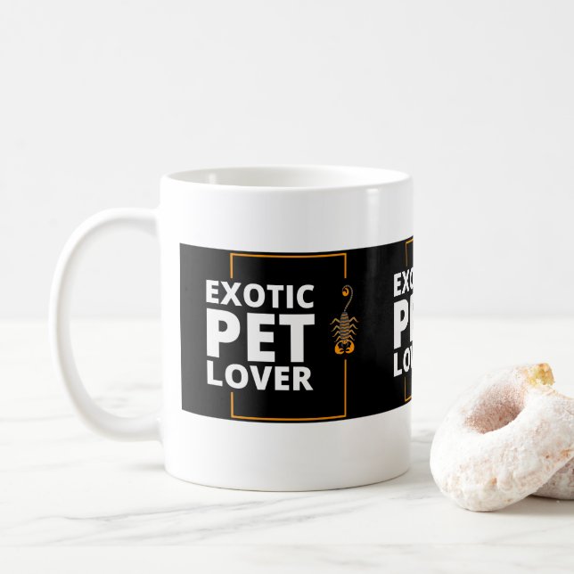 Exotic Pet Lovers Tasse (Mit Donut)