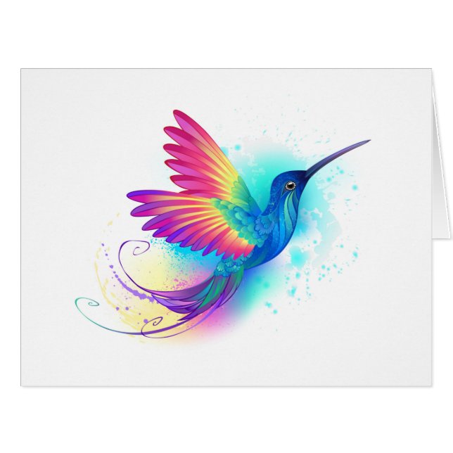 Exotic Rainbow Hummingbird (Devant horizontal)