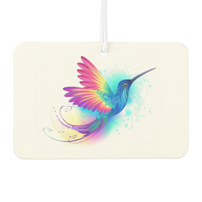 Exotic Rainbow Hummingbird Autolufterfrischer (Vorderseite)