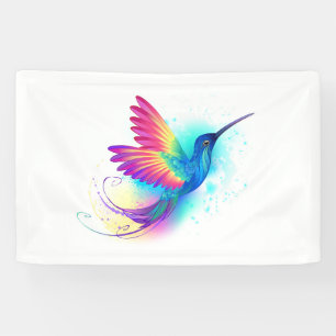 Exotic Rainbow Hummingbird Banner