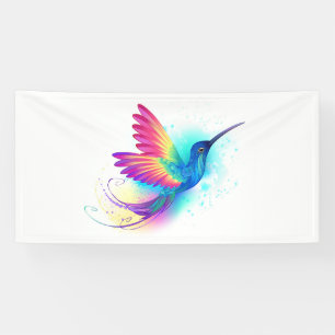 Exotic Rainbow Hummingbird Banner
