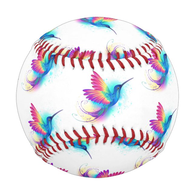 Exotic Rainbow Hummingbird Baseball (Vorderseite)