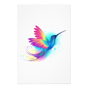 Exotic Rainbow Hummingbird Fotodruck