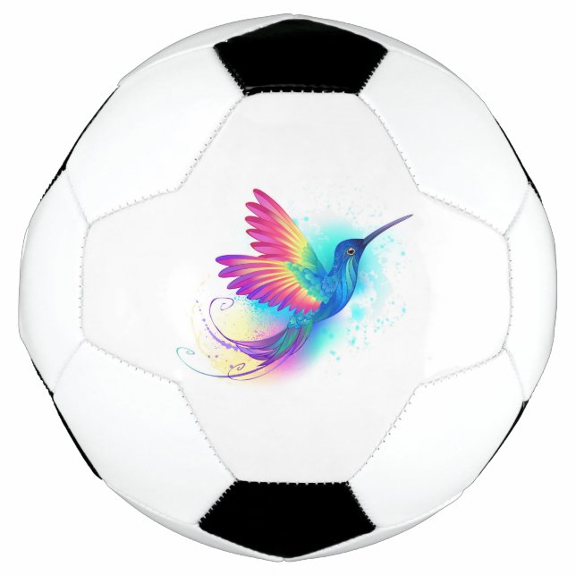 Exotic Rainbow Hummingbird Fußball (Vorderseite)