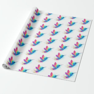Exotic Rainbow Hummingbird Geschenkpapier