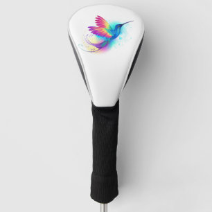 Exotic Rainbow Hummingbird Golf Headcover
