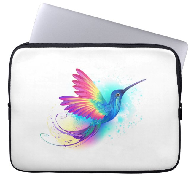 Exotic Rainbow Hummingbird Laptopschutzhülle (Vorderseite)