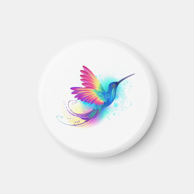 Exotic Rainbow Hummingbird Magnet (Vorne)