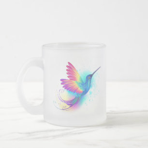 Exotic Rainbow Hummingbird Mattglastasse