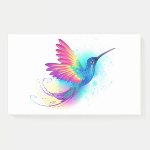 Exotic Rainbow Hummingbird Post-it Klebezettel