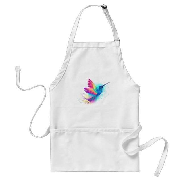 Exotic Rainbow Hummingbird Schürze (Vorne)