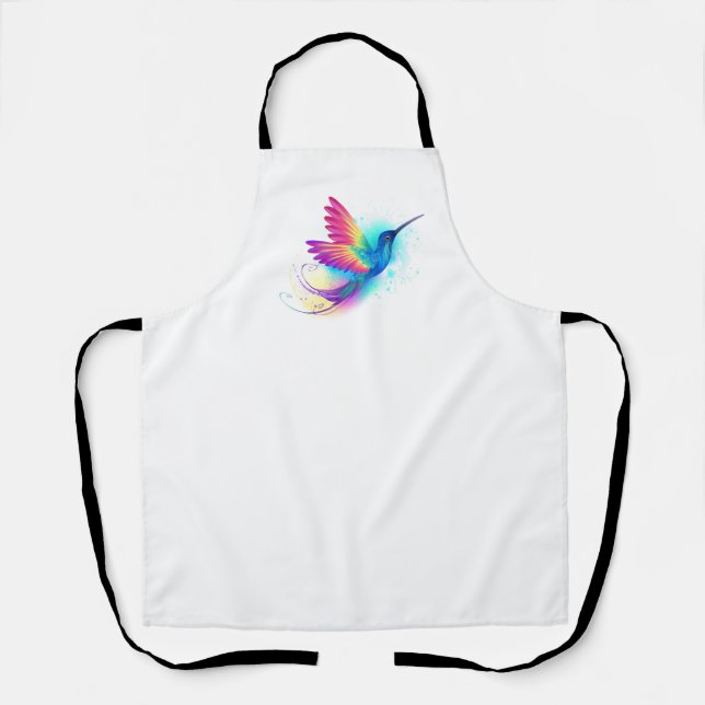 Exotic Rainbow Hummingbird Schürze (Vorderseite)