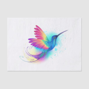Exotic Rainbow Hummingbird Seidenpapier