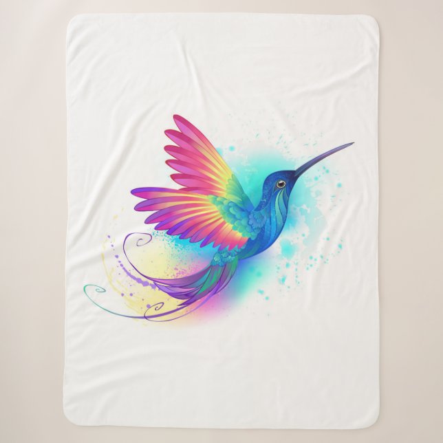 Exotic Rainbow Hummingbird Sherpadecke (Vorderseite)